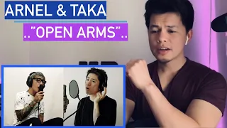 Open Arms - Arnel Pineda x Taka (One OK Rock) | BEST RASPY VOICE COMBINED