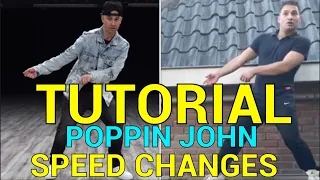 SPEED CHANGES | POPPIN JOHN PRACTICE DANCE TUTORIALS | #FreestyleElyasTutorials | Freestyle Elyas
