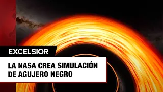 La NASA crea simulación de agujero negro