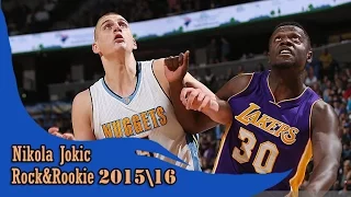 Nikola Jokic 03.02.2016 (14 Pts, 6 Reb) - Full highlights vs Lakers