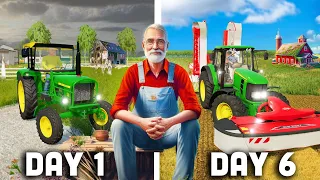 I SPENT 6 DAYS REBUILDING MY GRANDFATHER'S ABANDONED FARM!