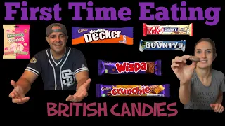 Americans Try British Candies for First Time! We rank our three FAVORITES!