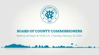 Board of County Commissioners | February 20, 2024