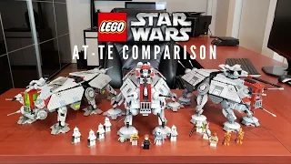 LEGO Star Wars AT-TE 4482 (2003), 7675 (2008), & 75019 (2013) Comparison!