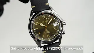 Seiko Prospex Alpinist SPB209J1 (Pre-owned)