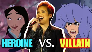 Disney Female Voices - HEROINE vs VILLAIN performances