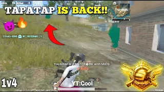 TAPATAP IS BACK!!😈🔥 l NEW 5 CLAW MONTAGE l BGMI LITE PUBG MOBILE LITE