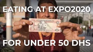 IS IT POSSIBLE to eat at EXPO 2020 for JUST 50 AED? 🤔 #expo2020dubai #dubaifoodvlogs #dubaifoodtour