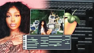 How to make a Chill Melodic R&B Beat From Scratch For Sza [Ctrl] Tutorial