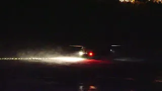 Chinook nighttime refill during fire