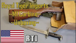 M1 Carbine Unboxing - Royal Tiger Imports - 1944 Inland Mfg. - Inter Ordnance out of Ethiopia Africa