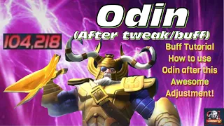 ODIN (after buff) Tutorial! How to use Odin after this nice adjustment / buff! Damage & Utility!