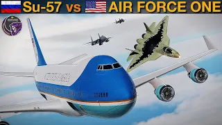 Could Russian Su-57 Felons REALLY Infiltrate To Air Force One? (WarGames 23) | DCS