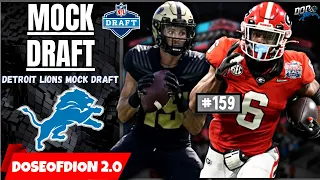 Lions 7 Round Mock Draft w/ Trades: I Love This Mock! TRADE At The Top?