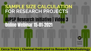 Sample Size Calculation using OpenEpi Calculator | AUPSP Research Initiative | Video 3