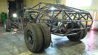 Suspension and wheels. Ramp Buggy in real life from GTA 5. Part 2