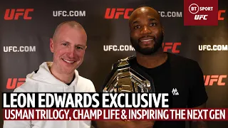 Exclusive Leon Edwards Interview 🏆 Usman Trilogy, Champ Life, Masvidal, UFC London & More | #UFC286