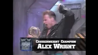 Cruiserweight Title   Alex Wright vs Chris Jericho   Saturday Night Aug 16th, 1997