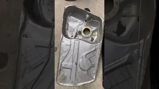 BMW E34 M5 Fuel Tank Restoration #shorts #bmw #bmwe34 #bmwm5 #cars #restoration #gas #diy #metal