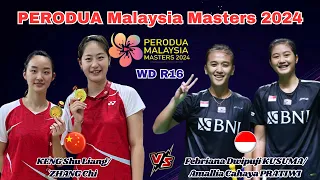 Febriana Dwipuji KUSUMA/PRATIWI (INA) vs KENG Shu Liang/ZHANG Chi (CHN) | R16 Malaysia Masters 2024