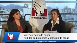 Medidas de protección para las mujeres en caso de violencia #LaDefensoríaEnVivo