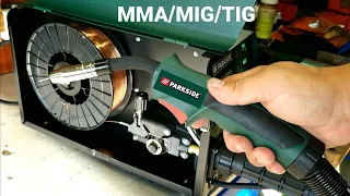 Multifunkční svářečka MIG / TIG / MMA Parkside PMSG 200 A1 Je nejlevnější a extrémně dobra?