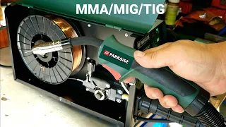 Parkside PMSG 200 A1 Многофункциональный сварочный аппарат MIG/TIG/MMA самый дешевый и ЭКСТРЕМАЛЬНО