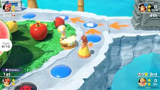 Mario Party Superstars #457 Yoshi's Tropical Island Daisy vs Wario vs Donkey Kong vs Mario