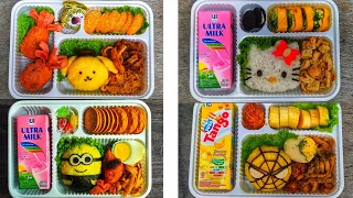 4 IDE MEMBUAT DAN MENATA NASI BENTO UNTUK BEKAL SEKOLAH ANAK