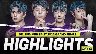 HIGHLIGHTS | 3 Wins in ONE DAY!! | PEL 2022 | SUMMER SPLIT GRAND FINALS DAY 1
