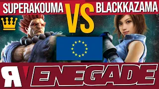 [TEKKEN 7] CLOSE SET!!! Super Akouma (Akuma) vs Blackkazama (Asuka) FT7 - EU RENEGADE #4