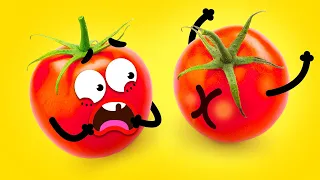 Oops! Exciting Adventures Of Talking DOODLES! Cute Vegetables Have Awkward Moments! - # Doodland 600