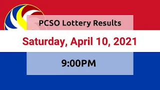 Lotto Results Today Saturday, April 10, 2021 9PM PCSO 6/55 6/42