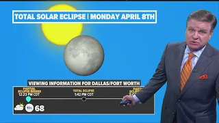 DFW Weather | How to prepare for the total solar eclipse, 14 day forecast