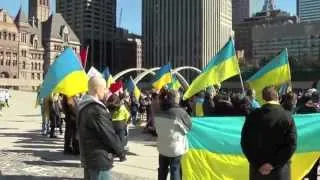 Protest to support Ukraine  -  Toronto 2014