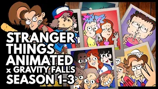 STRANGER THINGS CARTOON INTRO 1-3 [Gravity Falls Mashup]