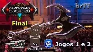 Campeonato Brasileiro de LoL 2013 - paiN x CNB Final Md5 Jogos1 e 2