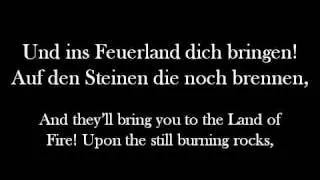 Svbway To Sallys 'Feuerland' (English Lyrics)