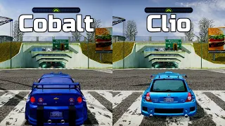 NFS Most Wanted: Chevrolet Cobalt SS vs Renault Clio V6 - Drag Race