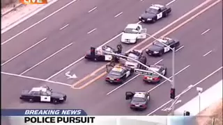 Orange County Police Pursuit Ends in Arrest