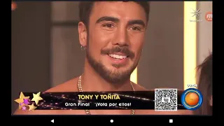 GRAN FINAL Toñita y Tony - las estrellas bailan en hoy campeon de campeones 16/12/2022