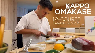 $125 Traditional Kappo Omakase In A Homey & Cosy Restaurant - Kappo Hisa * Vlog | 4K