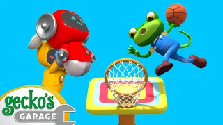 Basketball Boo Boo | BRAND NEW | Gecko's Garage | Cartoons For Kids | Toddler Fun Learning