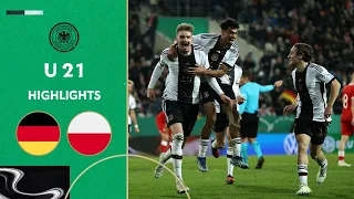 Late double strike! U21 turns the game against Poland | Germany vs. Poland 3-1 | U 21-EURO Qualifier