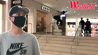 Skateboarding Inside The Mall!