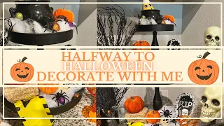 HALFWAY TO HALLOWEEN | DECORATE WITH ME 2022 | HALLOWEEN DECORATING INSPO | ALICIA B LIFESTYLE