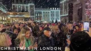 London Christmas Walk - 2023 | Central London Christmas Market [4K HDR]