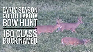 Early Season North Dakota bow hunt - 160 class buck named Goliath