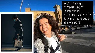 AVOIDING CONFLICT STREET PHOTOGRAPHY KINGS CROSS STATION - LONDON