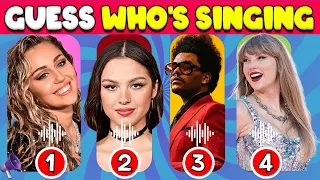 Celebrity Singer Guessing Game: The Weeknd, Olivia Rodrigo, Taylor Swift, Doja Cat